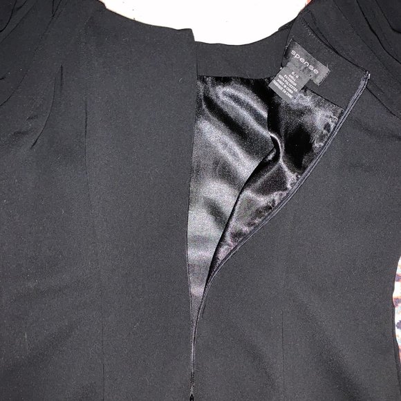 Dress, Under knee, Black, Size 6, Full lining, Sleeveness. Details. - Picture 5 of 10